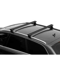 Nordrive Portaggio|Set completo barre portatutto "evos silenzio black in-rail" in alluminio s 108 cm - n15101