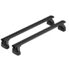 Nordrive Portaggio|Set completo barre portatutto "evos lp 036 silenzio black l" in alluminio -  nk036lbl