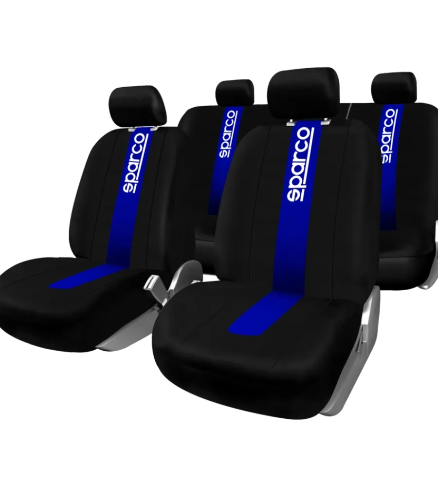 New Set completo spc1011 coprisedili blu per auto universali anteriori e posteriori Auto Interno