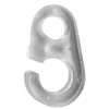 Tessile D'Arredo- Set composto da 8 ganci per anello ferro diametro 7mm
