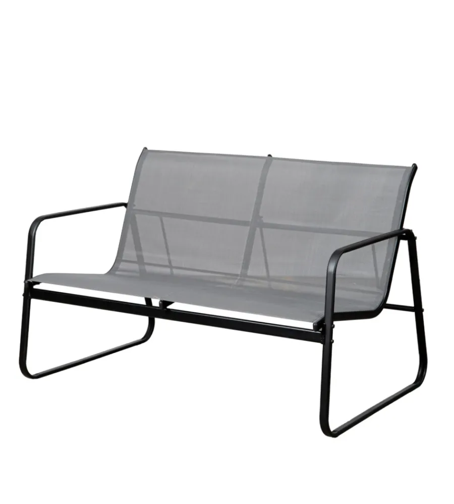 Clearance Set da giardino "magnolia" grigio 4 sedute e tavolino Mobili Da Giardino E Accessori