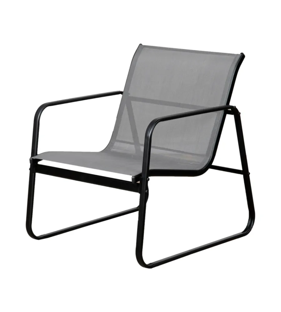 Clearance Set da giardino "magnolia" grigio 4 sedute e tavolino Mobili Da Giardino E Accessori