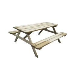 Hot Set da giardino in legno con tavolo da picnic 179x150x70 cm. Mobili Da Giardino E Accessori