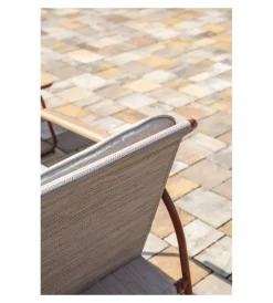 Mobili Da Giardino E Accessori|Set da giardino solaria "tinos" in ferro rosso 4 sedute e 1 tavolino