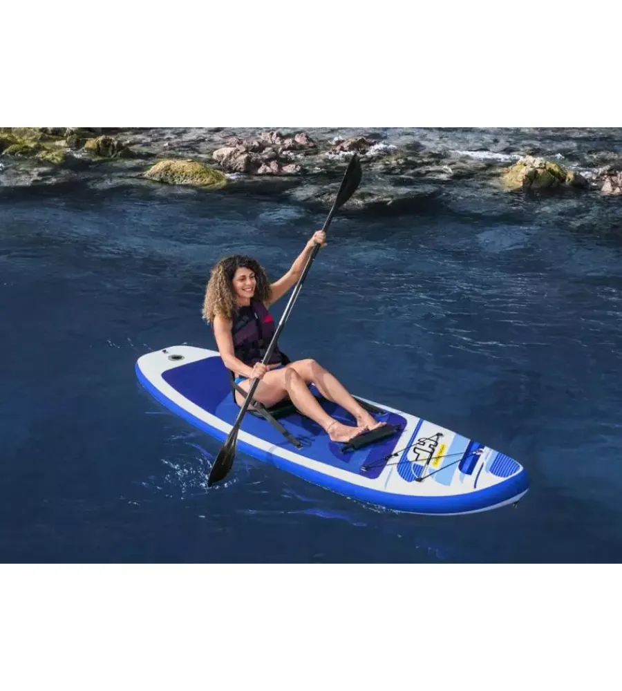 Bestway Piscine|Set da sup convertibile in canoa "oceana" 305x84x12 cm - cod. 65350