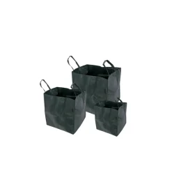 Ribimex Attrezzatura Giardinaggio|Set di tre sacchi da giardino multifunzione capacità 70, 100 e 170 litri -