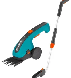 Decespugliatori-Gardena Set forbici per erba a batteria "classiccut li" con ruote e manico 3,6v 2,5ah