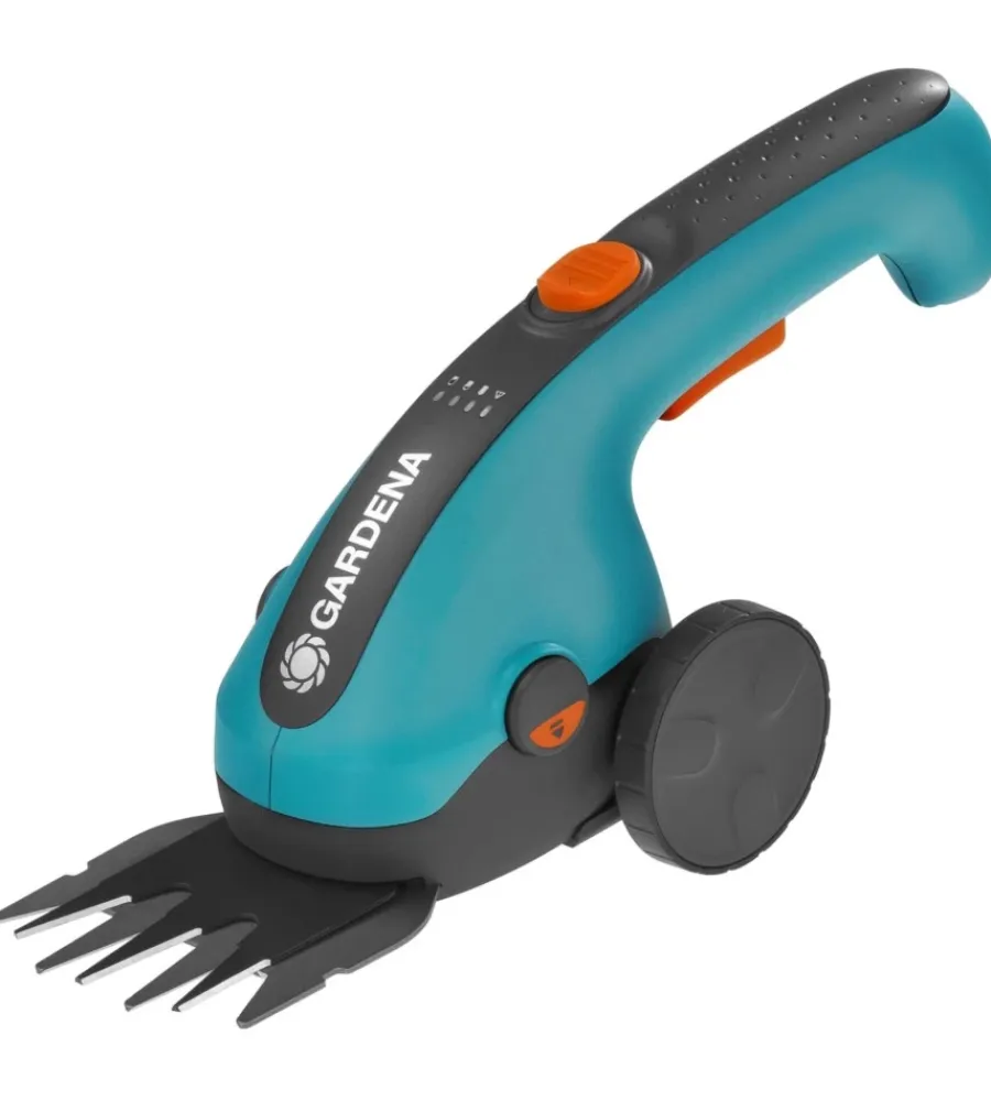 Decespugliatori-Gardena Set forbici per erba a batteria "classiccut li" con ruote e manico 3,6v 2,5ah