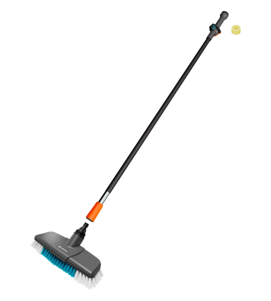 Attrezzatura Giardinaggio-Gardena Set manico per pulizia "cleansystem hard" per superfici resistenti