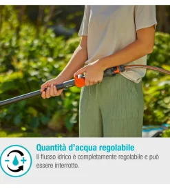 Attrezzatura Giardinaggio-Gardena Set manico per pulizia