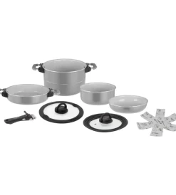 Brunner Campeggio|Set pentole da campeggio "fusion 7+1 ø 22" in alluminio e antiaderente