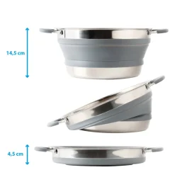 Brunner Campeggio|Set pentole da campeggio collassabili 
