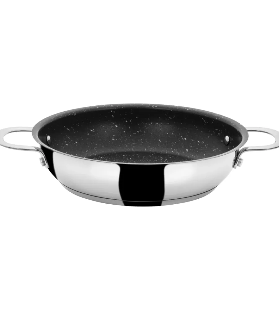 Campeggio-Brunner Set pentole da campeggio "academy ng 7+1 ø 20" in acciaio inox antiaderente