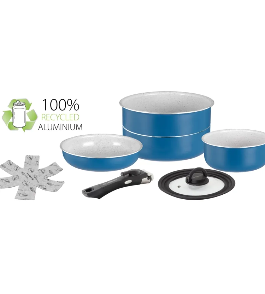 Brunner Campeggio|Set pentole da campeggio "carezza spacemaster ø 22" in alluminio
