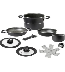 Brunner Campeggio|Set pentole da campeggio "pirate ng 7+1 ø 22" in alluminio antiaderente