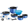 Brunner Campeggio|Set pentole da campeggio "skipper 9+1 ø 24" in alluminio antiaderente
