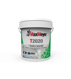 Pitture Murali-Max Meyer Set pittura murale traspirante "t2020" bianco 14 lt e fissativo isolante "fiss'up" trasparente 1 lt