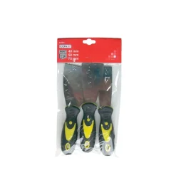 Utensili Edili- Set spatole in acciaio inox 3 pz.