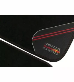 Oracle RedBull Racing Auto Interno|Set tappeti auto redbull "racing" nero e rosso 4 pezzi