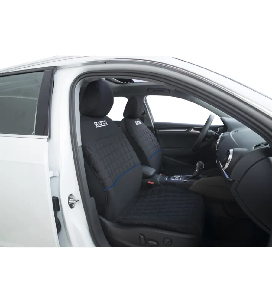 Best Set universale spc1042 coprisedili auto completo nero/blu Auto Interno
