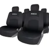 Auto Interno-Sparco Set universale sps402 coprisedili auto completo nero 3mm