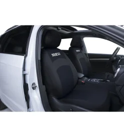 Auto Interno-Sparco Set universale sps402 coprisedili auto completo nero 3mm
