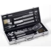 Ompagrill Barbecue|Set valigetta accessori barbecue in alluminio - 12 pezzi