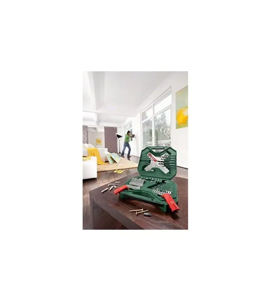 Bosch Trapani E Avvitatori|Set valigetta punte e bit avvitamento "x-line classic" 60 pezzi
