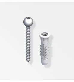 Ferramenta Per Mobili E Infissi-Alfer aluminium Set viti e tasselli 4x35mm - 5 pezzi.