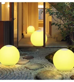 Sale Sfera lumonosa e speaker in bluetooth solare riviera in pe e abs ø30x26 cm Illuminazione Per Esterno
