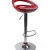 Sedie E Sgabelli- Sgabello da bar "seattle" rosso lucido, 46x42x95 cm