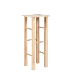 Online Sgabello in legno di faggio "toby alto" - 30 x 30 x 70h. Sedie E Sgabelli
