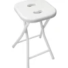 Best Sgabello richiudibile colore bianco. Accessori Bagno