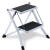 Best Sgabello salvaspazio in acciaio bianco 2 gradini 50x4x57 cm Scale E Sgabelli