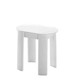Accessori Bagno- Sgabello tetra bianco