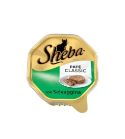 Online Sheba pate classico con selvaggina Alimenti Umido Gatto
