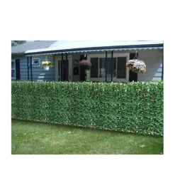 EuroGarden Reti, Recizioni E Cancelli Per Giardino|Siepe artificiale in pvc "lauro" 3x1 mt