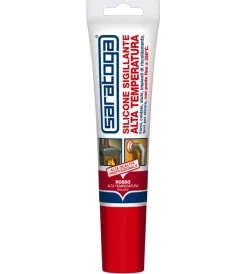 Saratoga Siliconi E Sigillanti|Silicone alte temperature in tubetto 90 ml - .