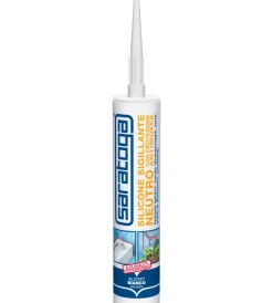 Siliconi E Sigillanti-Saratoga Silicone neutro colore bianco 280 ml - .