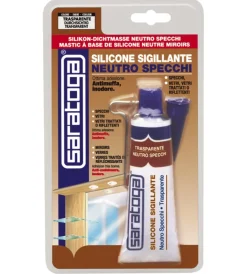 Siliconi E Sigillanti-Saratoga Silicone neutro per specchi in blister 60ml - .
