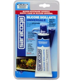 Saratoga Siliconi E Sigillanti|Silicone trasparente in blister 60 ml - .