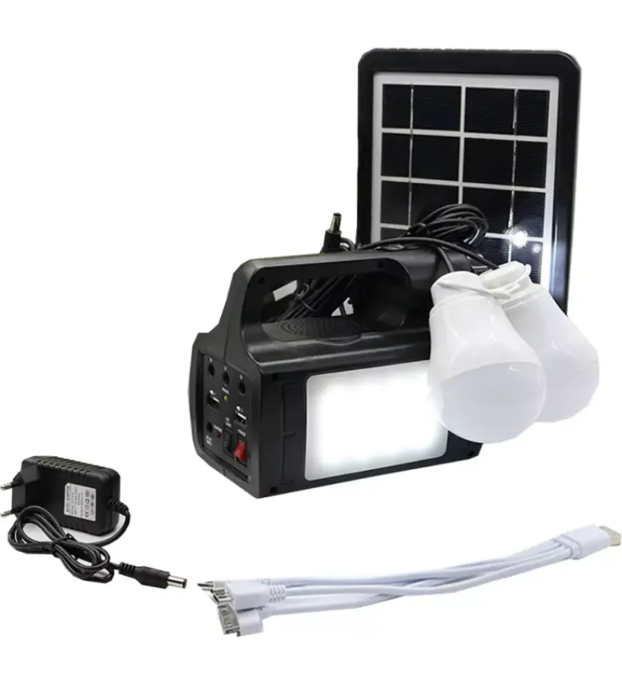 EuroGarden Illuminazione Per Esterno|Sistema di ricarica solare multifunzione con batteria