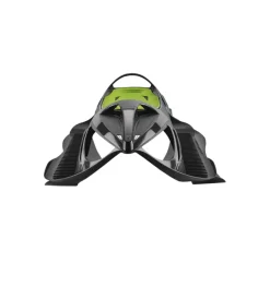 Giochi E Casette Bimbo- Slitta per bambini a 2 posti modello neongrip, colore antracite