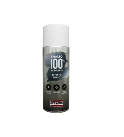 New Smalto acrilico vernice effetto zinco ml400 Vernici Spray