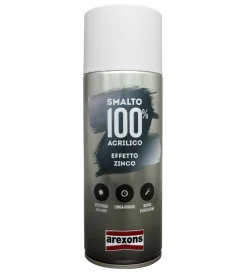 New Smalto acrilico vernice effetto zinco ml400 Vernici Spray