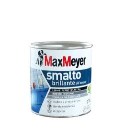 Smalto all'acqua acril-poliuretanico "brillante" colore arancione ace, 750 ml Smalti All' Acqua
