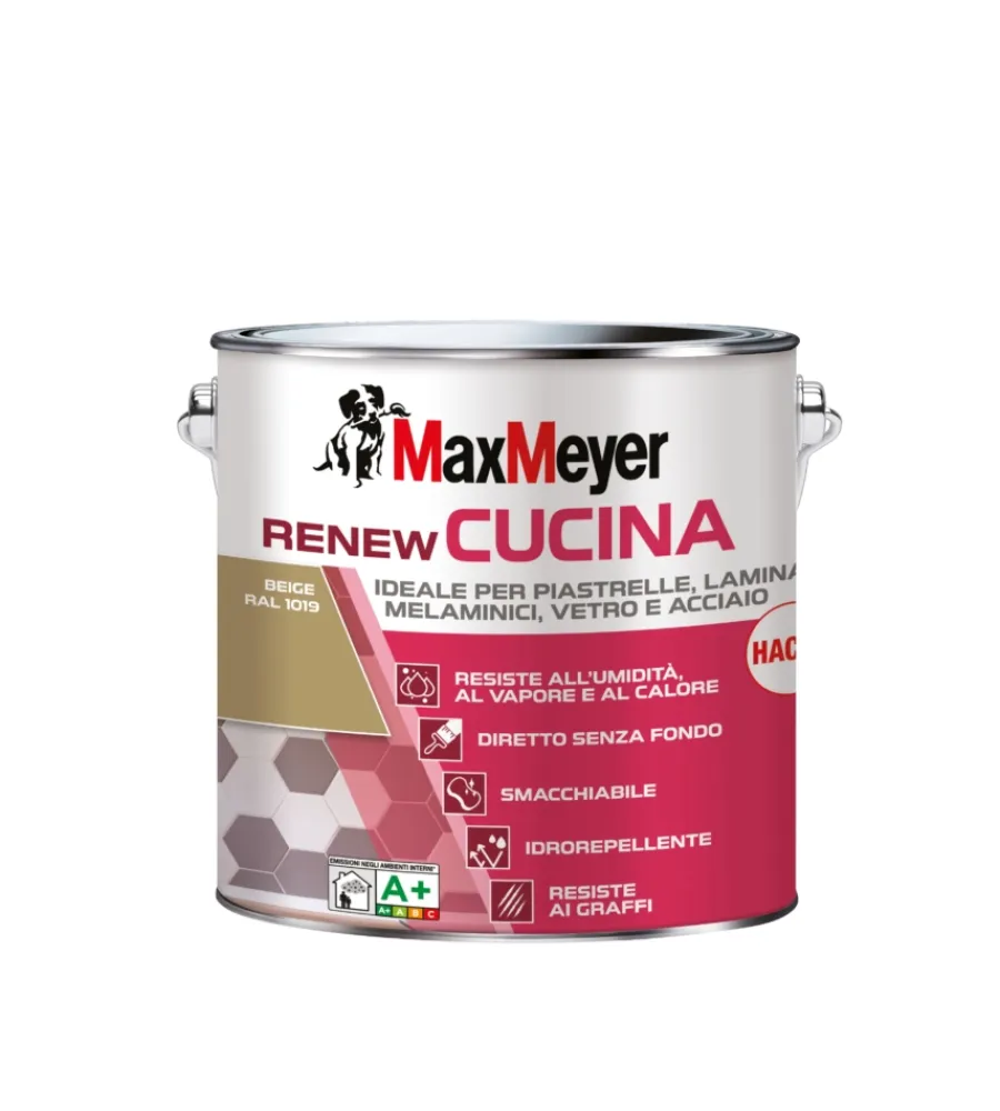 Smalti Speciali-Max Meyer Smalto all'acqua cucina "renew" beige 2 lt