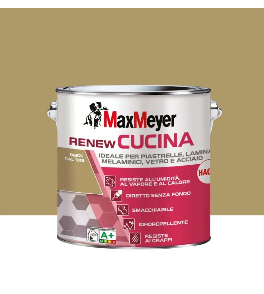Smalti Speciali-Max Meyer Smalto all'acqua cucina "renew" beige 2 lt