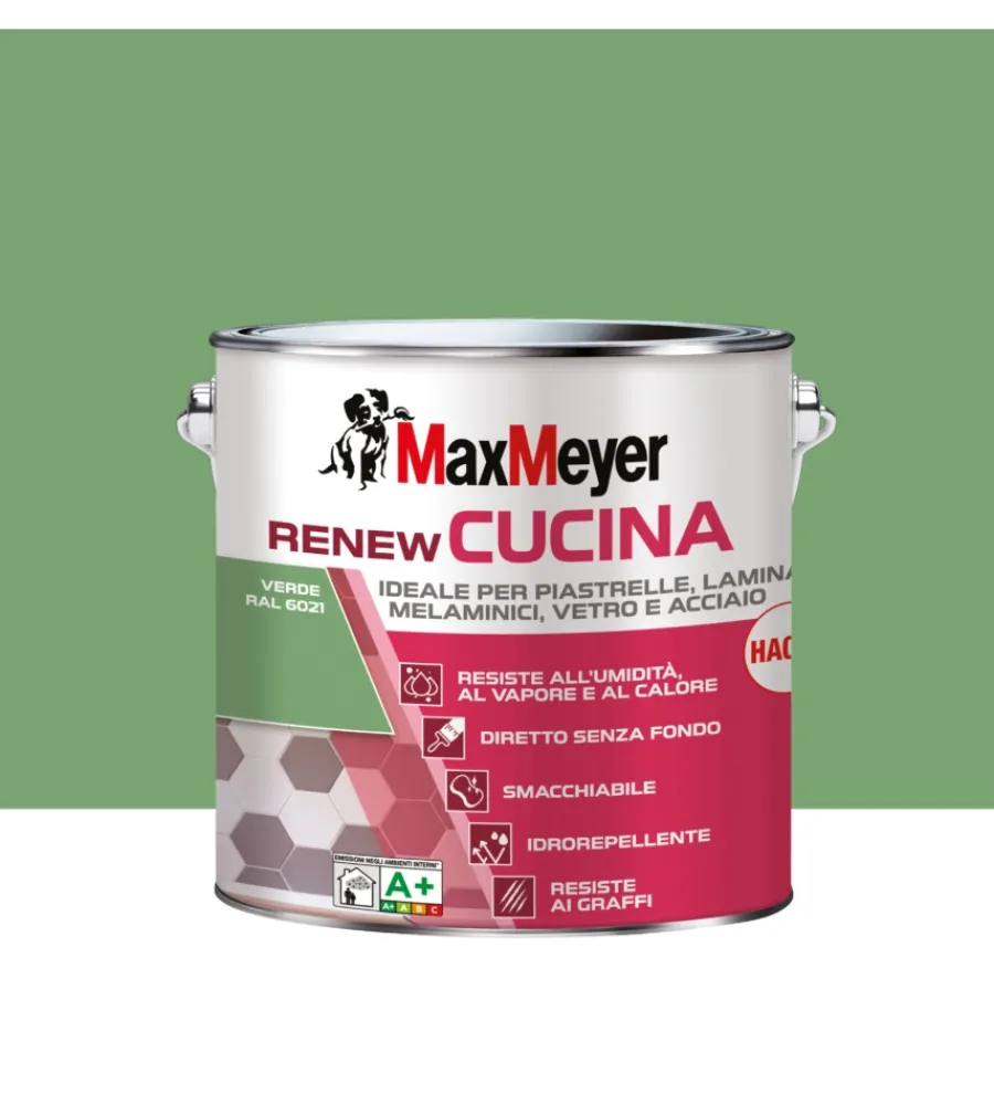 Outlet Smalto all'acqua cucina "renew" verde 2 lt Smalti Speciali