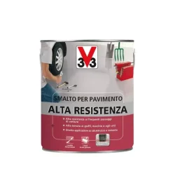 V33 Smalti Speciali|Smalto pavimenti alta resistenza - grigio chiaro - litri 2,5